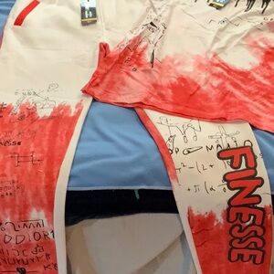 NWT 2pc Sweatpants & Shirt One Color Nation Sz XL Juniors Drippin Finesse Z46